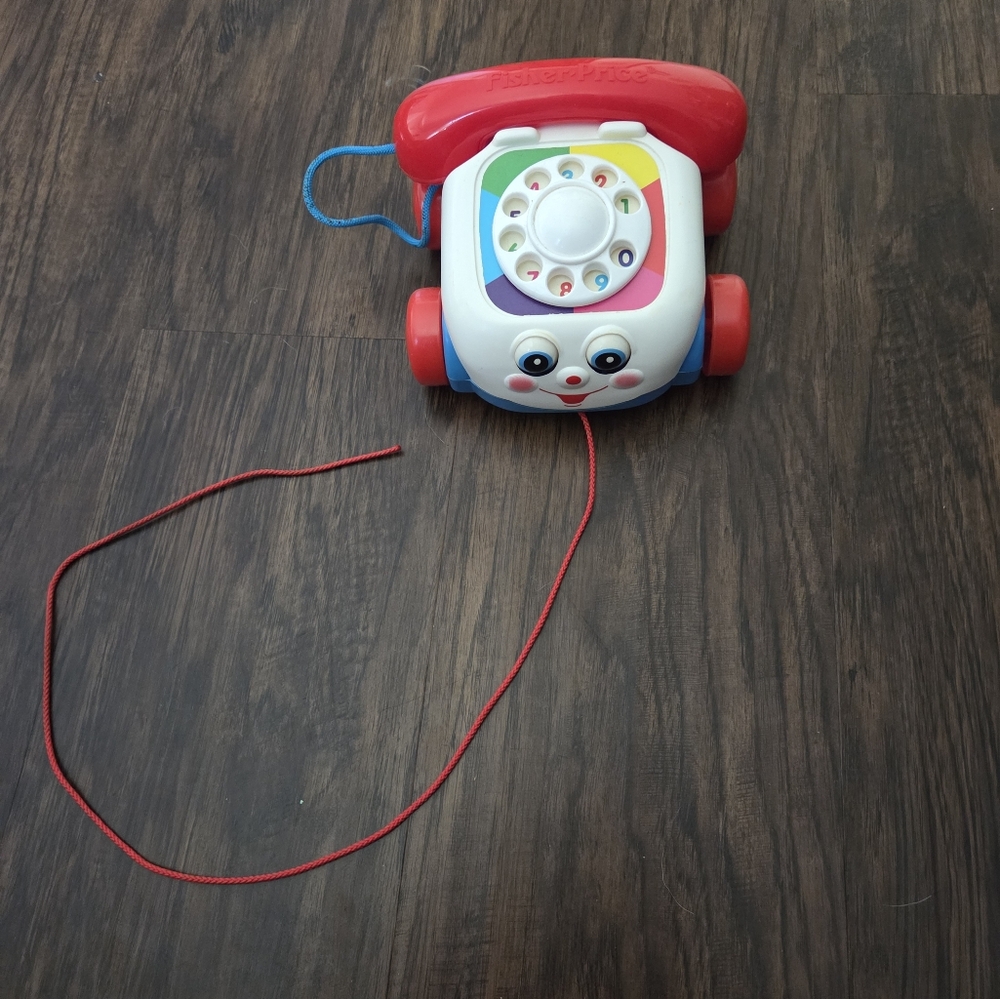 Vintage 1993 Fisher-Price Colorful Chatter Telephone Toy